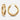 9k Yellow Gold Polished Hoop Earrings 2g - The Gold Lab uk