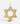 9k Yellow Gold Polished Star Of David Pendant L26mm x W16mm - The Gold Lab uk