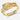 Buckle Ring In 9k Yellow Gold With 2 Row Keeper Design - The Gold Lab uk